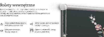 Roleta okienna wewnętrzna Ptaki przy drzewie