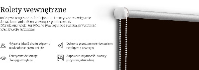 Roleta wewnętrzna na okno Ptaki w liściach