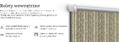 Roleta materiałowa Pnie drzew