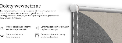 Roleta materiałowa Losowe figury