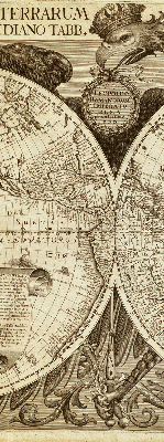 Roleta na okno Stara mapa świata