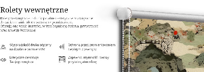 Roleta materiałowa Góra