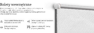 Roleta materiałowa pomięta kartka