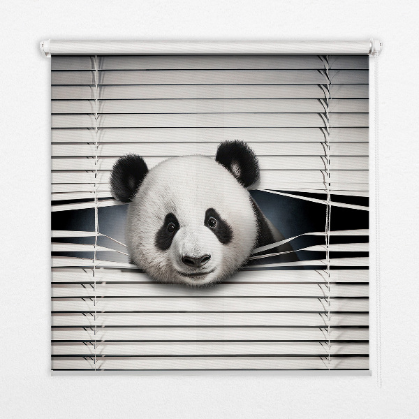 Roleta wewnętrzna na okno w wzorze Panda