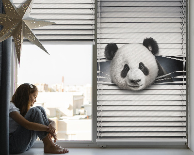 Roleta wewnętrzna na okno w wzorze Panda