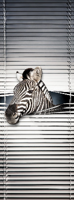 Roleta okienna wewnętrzna w wersji Zebra