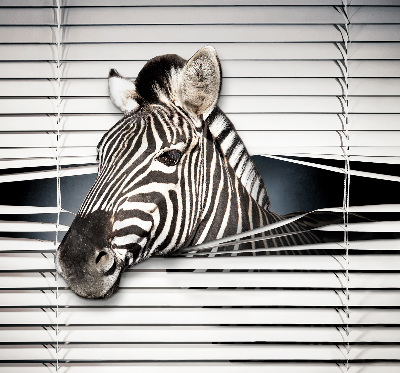 Roleta okienna wewnętrzna w wersji Zebra