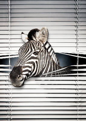 Roleta okienna wewnętrzna w wersji Zebra