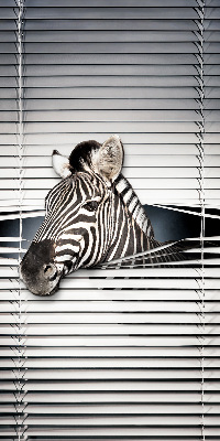 Roleta okienna wewnętrzna w wersji Zebra