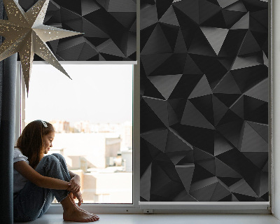 Roleta wewnętrzna zaciemniająca Czarne origami