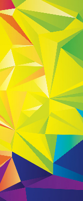 Roleta wewnętrzna na okno zaciemniająca Wzór kolorowych origami