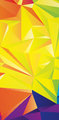 Roleta wewnętrzna na okno zaciemniająca Wzór kolorowych origami