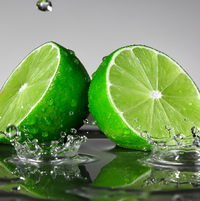 Roleta na drzwi balkonowe zaciemniająca Limonki w wodzie