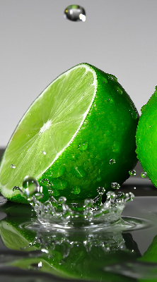Roleta na drzwi balkonowe zaciemniająca Limonki w wodzie