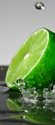 Roleta na drzwi balkonowe zaciemniająca Limonki w wodzie