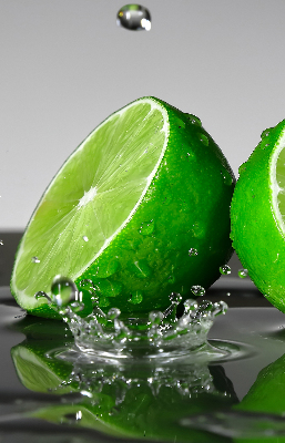 Roleta na drzwi balkonowe zaciemniająca Limonki w wodzie