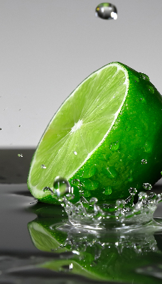Roleta na drzwi balkonowe zaciemniająca Limonki w wodzie
