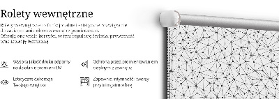 Roleta wewnętrzna zaciemniająca Połączone kropki