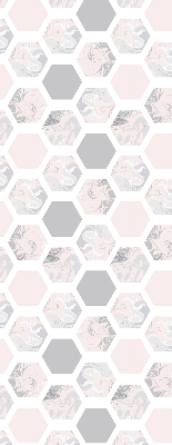 Roleta wewnętrzna na okno zaciemniająca Heksagony
