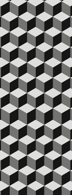 Roleta wewnętrzna na okno zaciemniająca Kostki 3d
