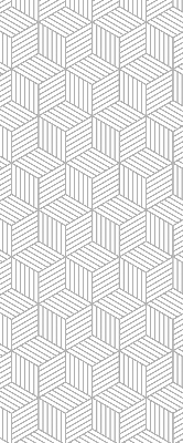 Roleta materiałowa zaciemniająca Kostki 3d