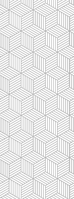 Roleta materiałowa zaciemniająca Kostki 3d