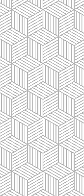 Roleta materiałowa zaciemniająca Kostki 3d