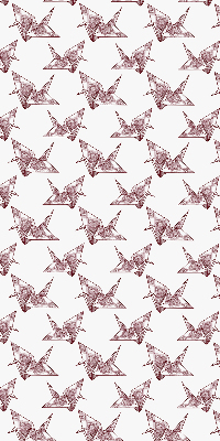 Roleta wewnętrzna na okno zaciemniająca Łabędzie z origami