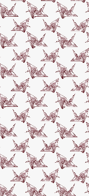 Roleta wewnętrzna na okno zaciemniająca Łabędzie z origami