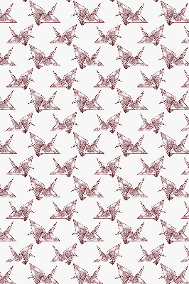 Roleta wewnętrzna na okno zaciemniająca Łabędzie z origami