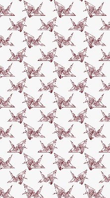 Roleta wewnętrzna na okno zaciemniająca Łabędzie z origami