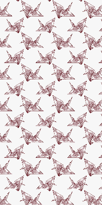 Roleta wewnętrzna na okno zaciemniająca Łabędzie z origami