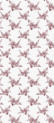 Roleta wewnętrzna na okno zaciemniająca Łabędzie z origami