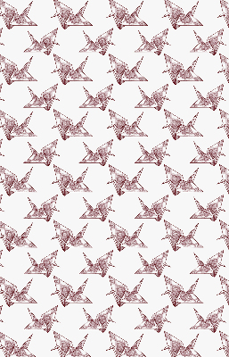 Roleta wewnętrzna na okno zaciemniająca Łabędzie z origami