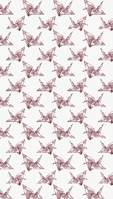 Roleta wewnętrzna na okno zaciemniająca Łabędzie z origami