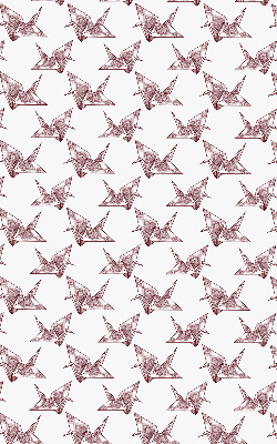 Roleta wewnętrzna na okno zaciemniająca Łabędzie z origami