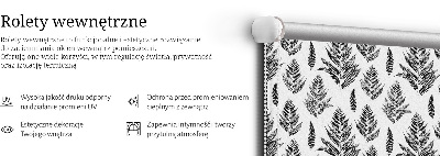 Roleta na okno zaciemniająca Malowane liście