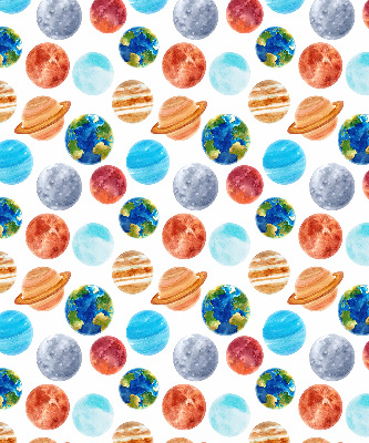 Roleta na okno zaciemniająca w wzór planet