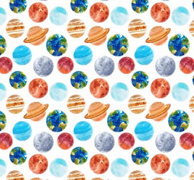 Roleta na okno zaciemniająca w wzór planet