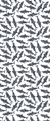 Roleta materiałowa zaciemniająca Rekiny