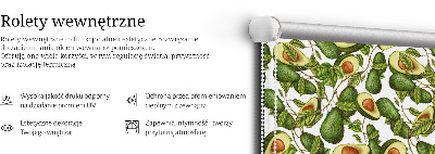 Roleta okienna wewnętrzna zaciemniająca Avocado