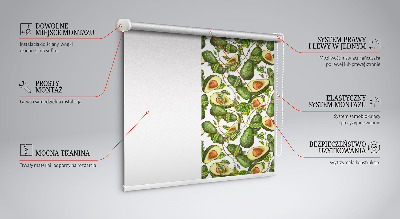 Roleta okienna wewnętrzna zaciemniająca Avocado