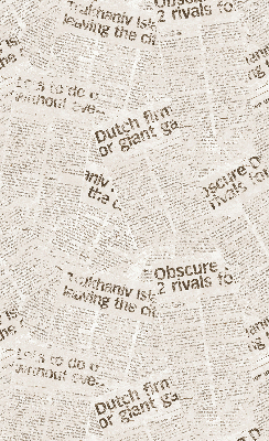 Roleta na drzwi balkonowe zaciemniająca Gazety