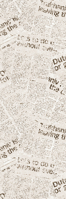 Roleta na drzwi balkonowe zaciemniająca Gazety