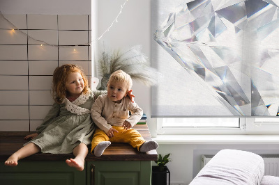 Roleta materiałowa zaciemniająca Diamenty