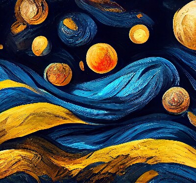Roleta materiałowa zaciemniająca z motywem planet
