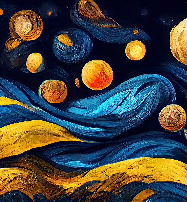 Roleta materiałowa zaciemniająca z motywem planet