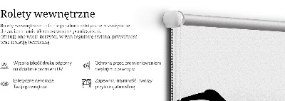 Roleta okienna wewnętrzna zaciemniająca Czaple