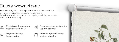 Roleta na okno zaciemniająca Ptaki na drzewie