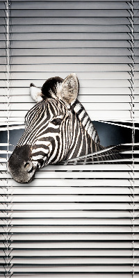 Roleta okienna wewnętrzna zaciemniająca zebra